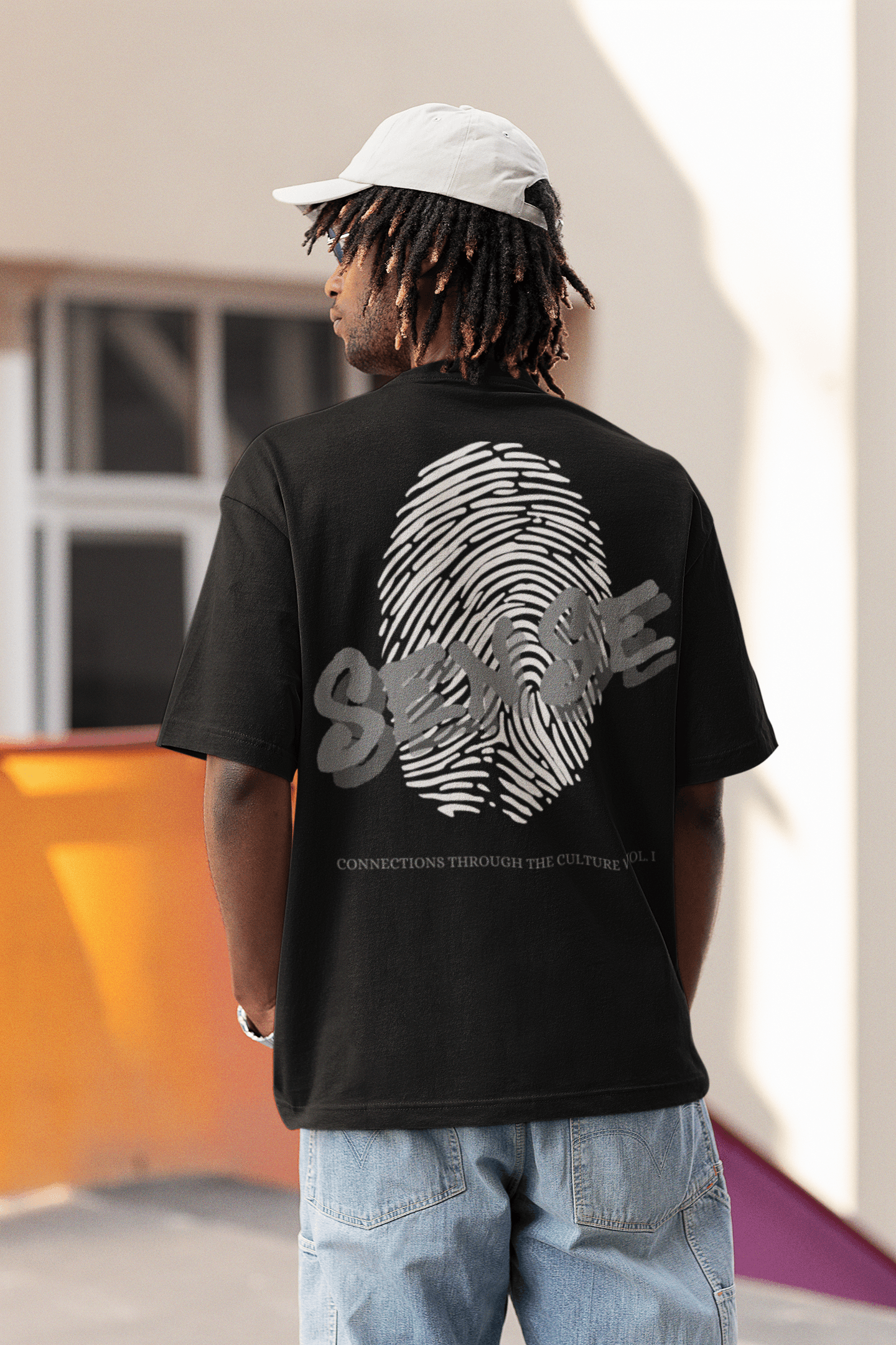 Camiseta Sense "FINGERPRINT" Preta - Sense Apparel